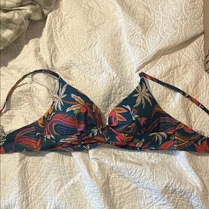 Boden Multicolor Floral Bikini Top